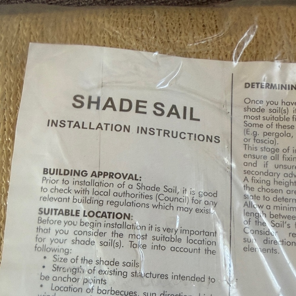 Shade & Beyond 10’x10’ shade sail